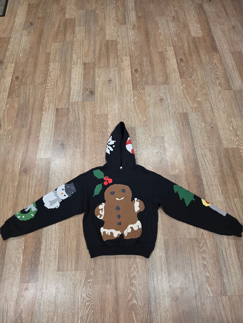 SKIMS x Cactus Plant Flea Market Gingerbread Hoodie Onyx SMALL NWT